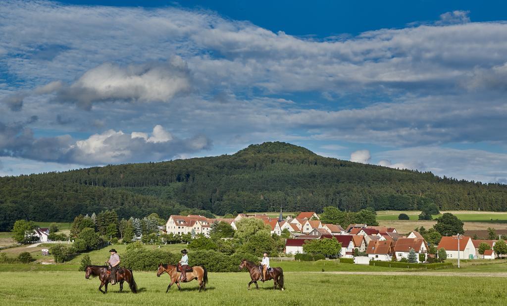 Landhotel Zur Gruenen Kutte Bernshausen Экстерьер фото