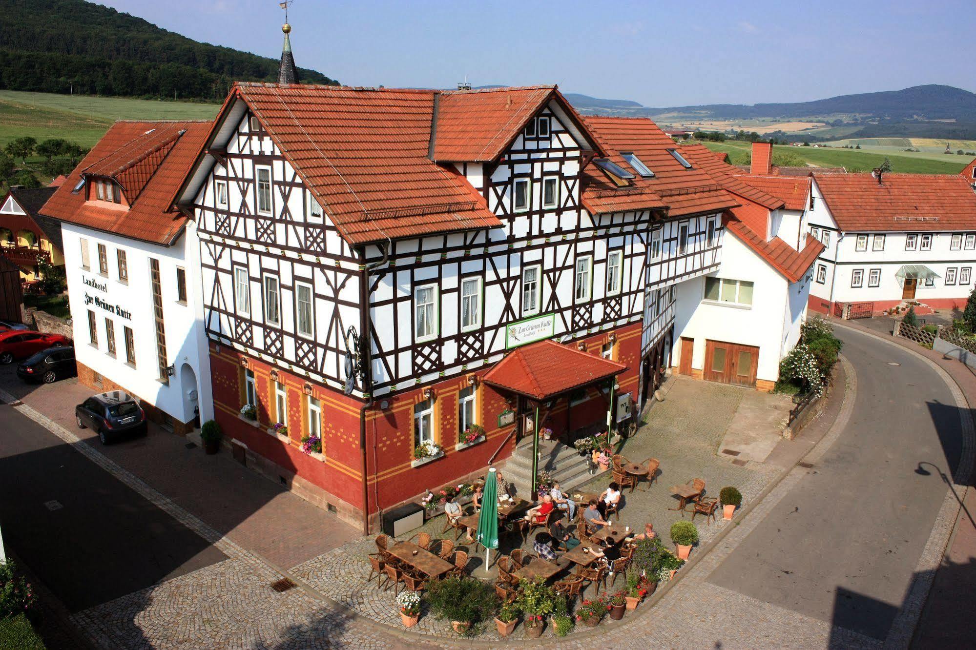 Landhotel Zur Gruenen Kutte Bernshausen Экстерьер фото